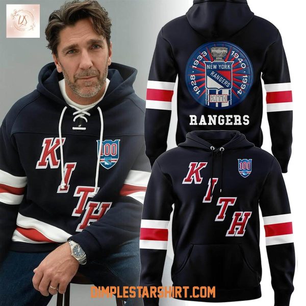 New York Rangers 100th Anniversary Hoodie Shirt