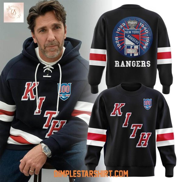 New York Rangers 100th Anniversary Hoodie Shirt