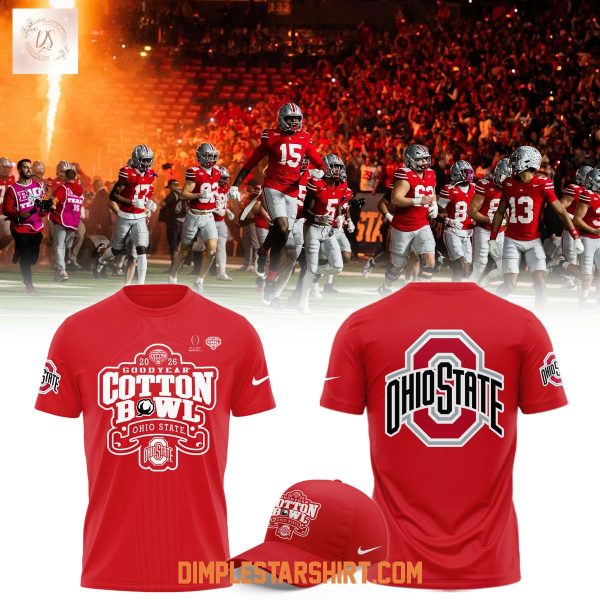 Ohio State Buckeyes 2026 Goodyear Cotton Bowl Hoodie T Shirt