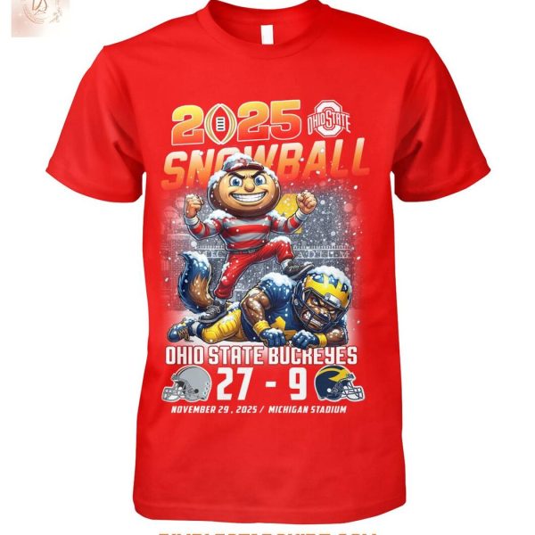 Ohio State Buckeyes Beat Michigan Snowball 2025 T-Shirt