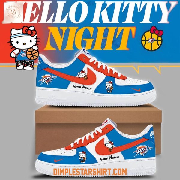 Oklahoma City Thunder x Hello Kitty Air Force 1 Shoes