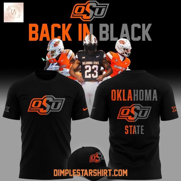 Oklahoma State Cowboys Back In Black Hoodie Shirt