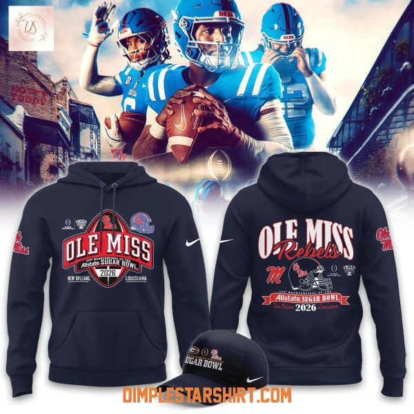 Ole Miss Rebels 2026 AllState Sugar Bowl Hoodie T-Shirt