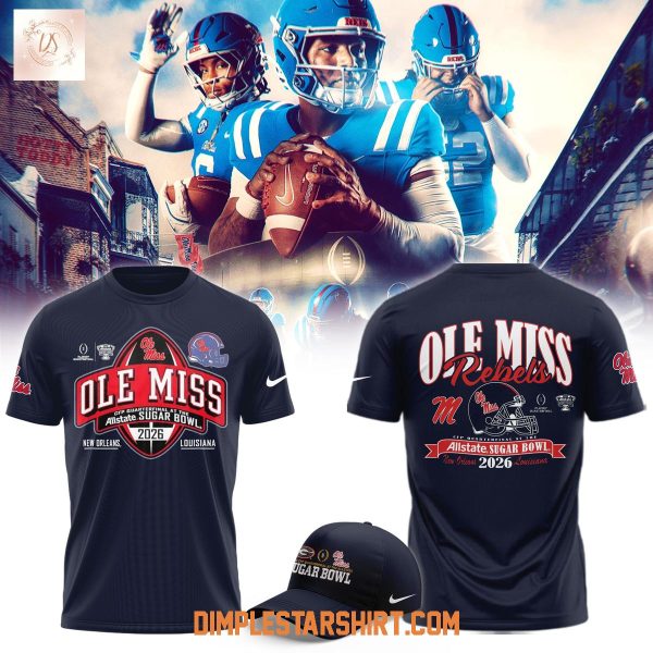 Ole Miss Rebels 2026 AllState Sugar Bowl Hoodie T Shirt