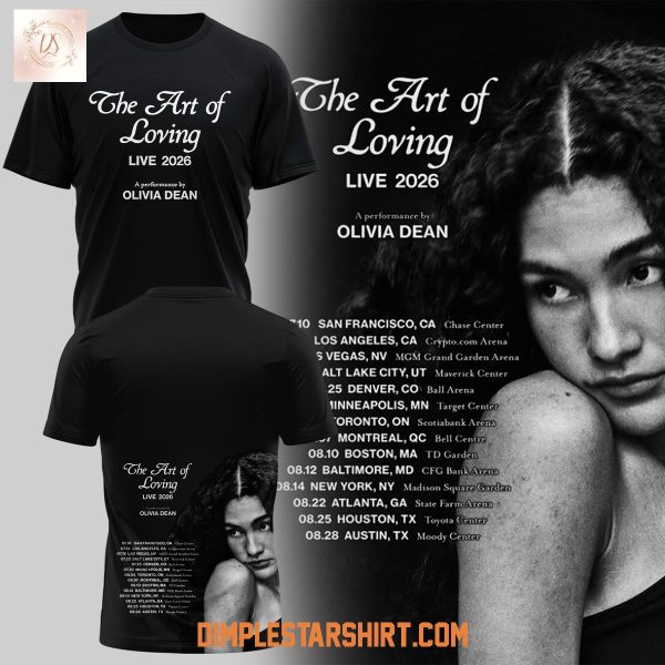 Olivia Dean The Art Of Loving Live 2026 Hoodie Shirt