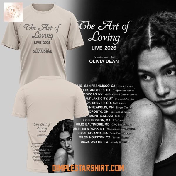 Olivia Dean The Art Of Loving Live 2026 Hoodie Shirt