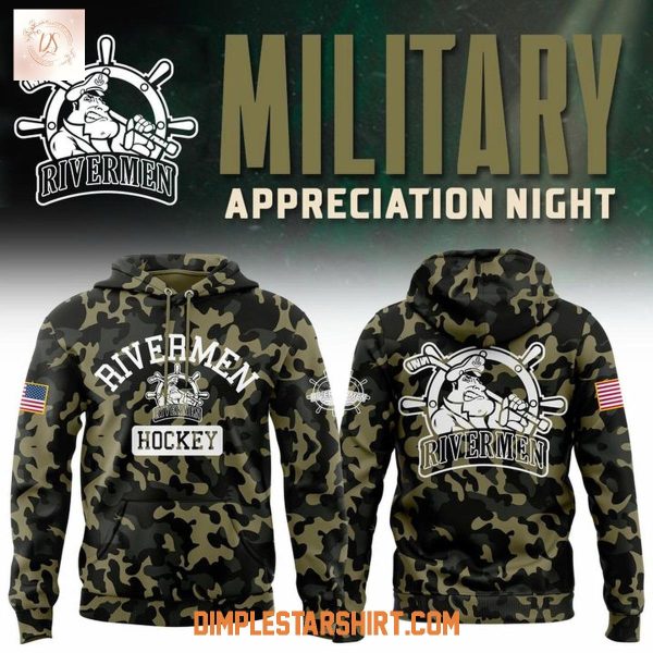 Peoria Rivermen Military Appreciation Night Hoodie Shirt