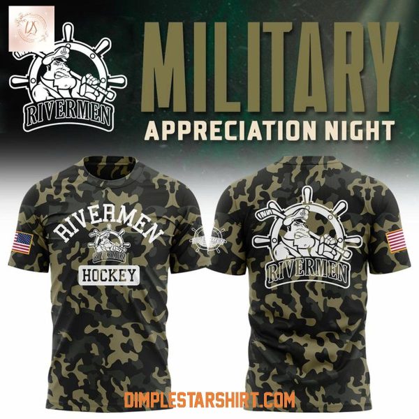 Peoria Rivermen Military Appreciation Night Hoodie Shirt