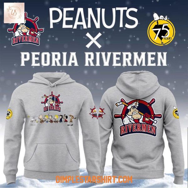 Peoria Rivermen Snoopy Peanuts 2025 Hoodie Shirt