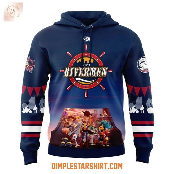 Peoria Rivermen Toy Story Disney Jersey Night' Hoodie Shirt