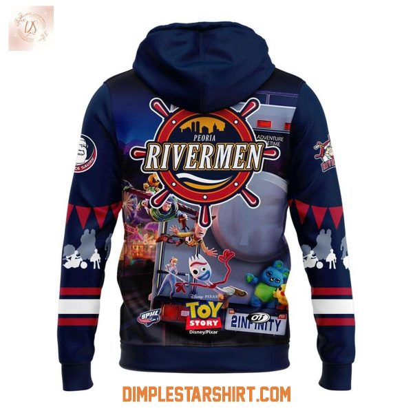 Peoria Rivermen Toy Story Disney Jersey Night' Hoodie Shirt