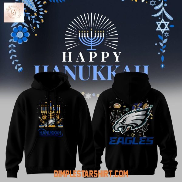 Philadelphia Eagles Happy Hanukkah Hoodie T-Shirt