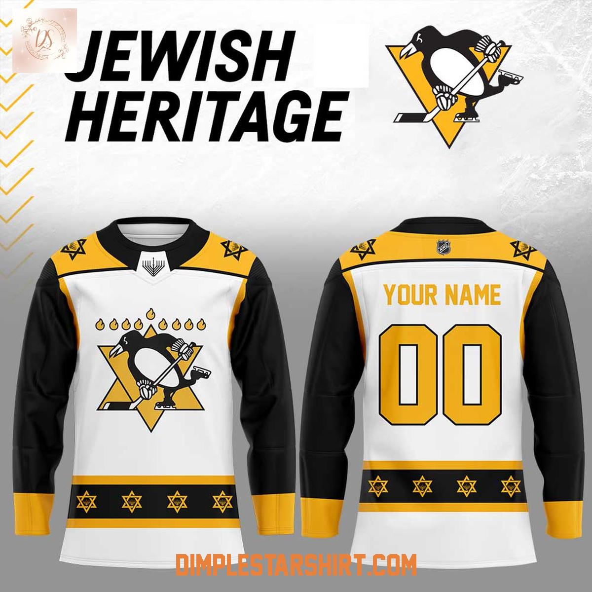 Pittsburgh Penguins Jewish Heritage Night Jersey Pittsburgh Penguins Jewish Heritage Night Jersey
