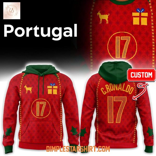 Portugal C.Ronaldo Christmas Hoodie Shirt