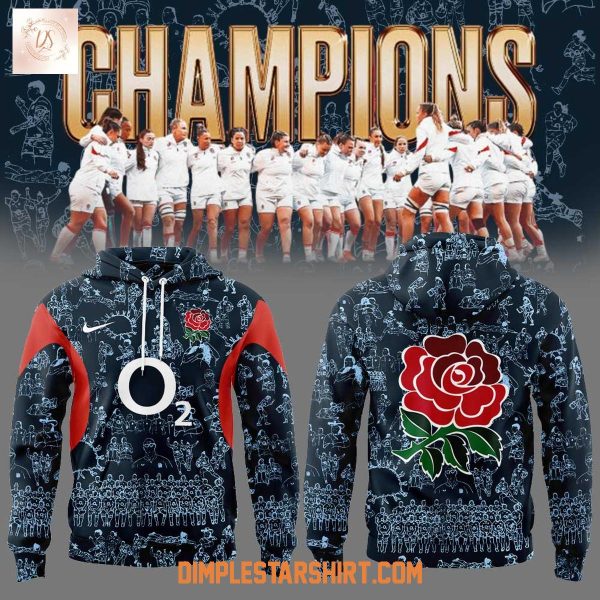 Red Roses Champions World Cup 2025 Hoodie Shirt