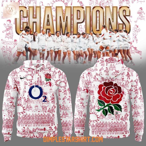 Red Roses Champions World Cup 2025 Hoodie Shirt