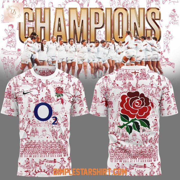 Red Roses Champions World Cup 2025 Hoodie Shirt