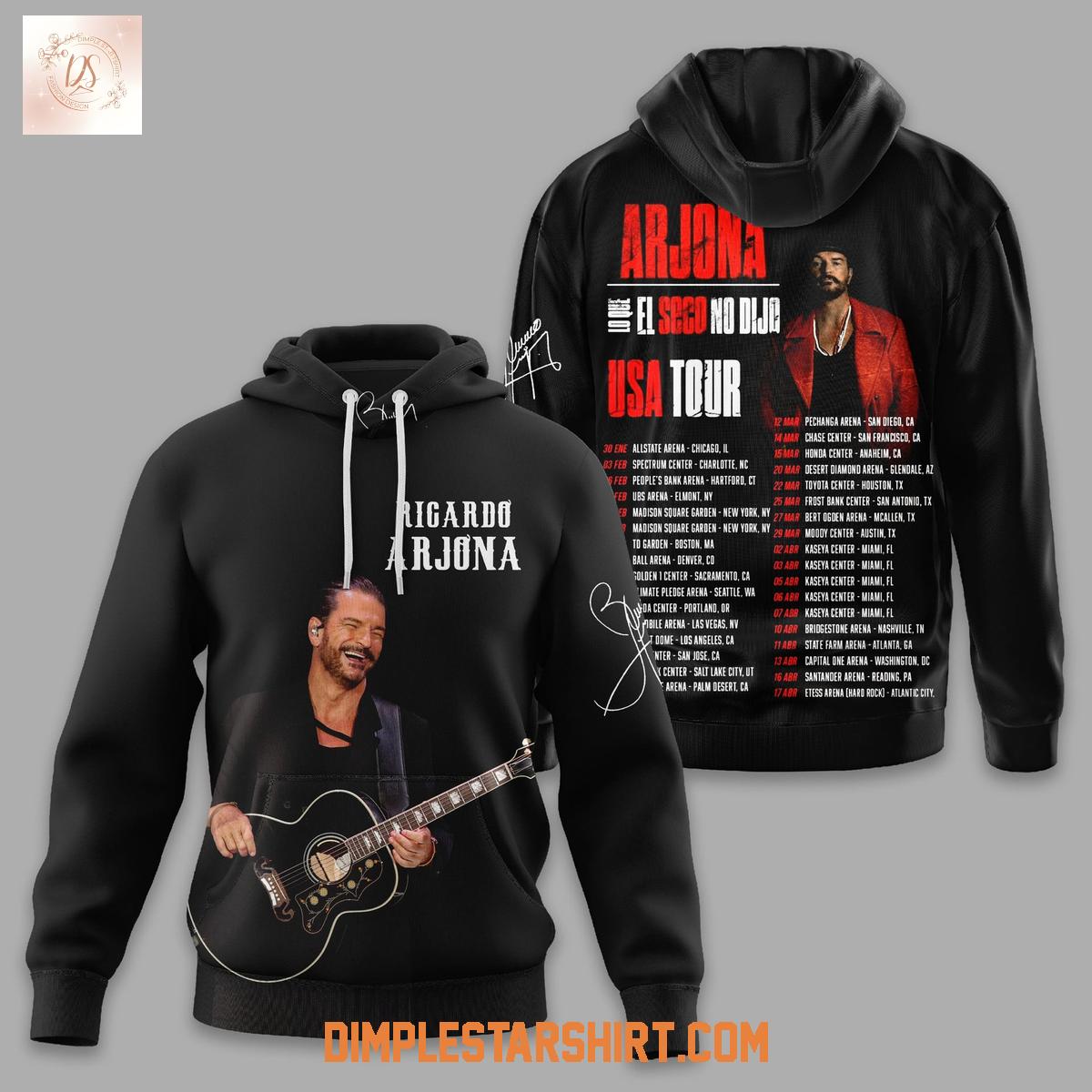 Ricardo Arjona USA Tour 2026 Hoodie T-Shirt Ricardo Arjona USA Tour 2026 Hoodie T-Shirt