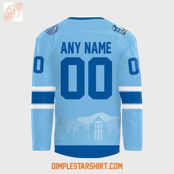 Roanoke Rail Yard Dawgs Jersey Rafler Light Blue 2026 Hockey Jersey