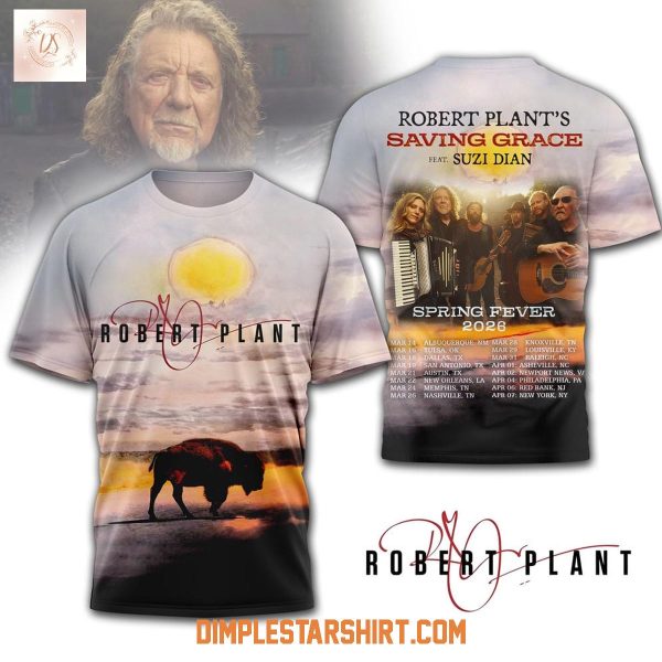 Robert Plant Saving Grace Spring Fever 2026 Shirt