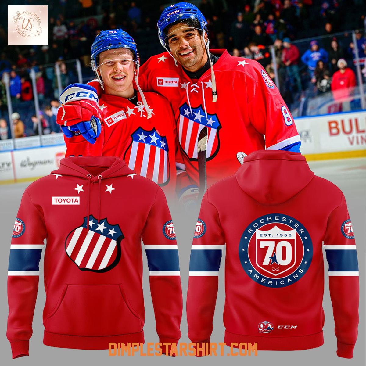 Rochester Americans The 1960 Uniform Made A Strong Impression Hoodie Shirt Rochester Americans The 1960 Uniform Made A Strong Impression Hoodie Shirt