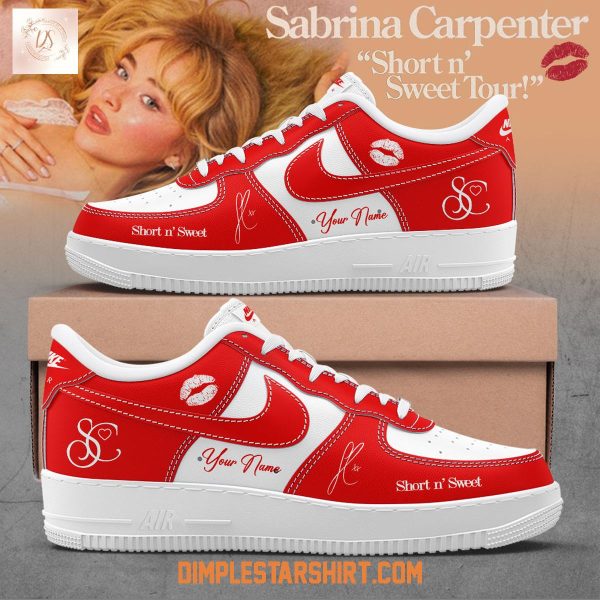 Sabrina Carpenter Short N’ Sweet Tour 2026 Air Force 1 Shoes