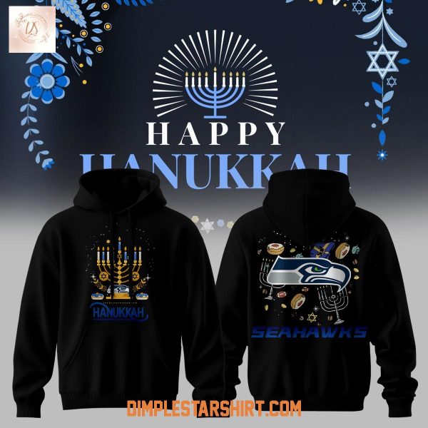 Seattle Seahawks Happy Hanukkah Hoodie T-Shirt