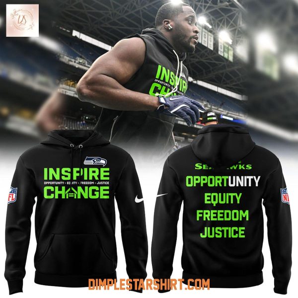 Seattle Seahawks Inspire Change Opportunity Equity Freedom Justice Hoodie Shirt