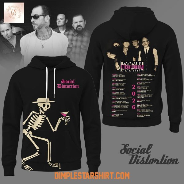 Social Distortion 2026 Tour Hoodie T Shirt