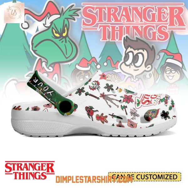Stranger Things x Grinch x Christmas Crocs Clogs