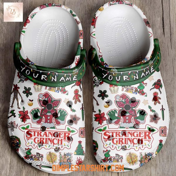 Stranger Things x Grinch x Christmas Crocs Clogs