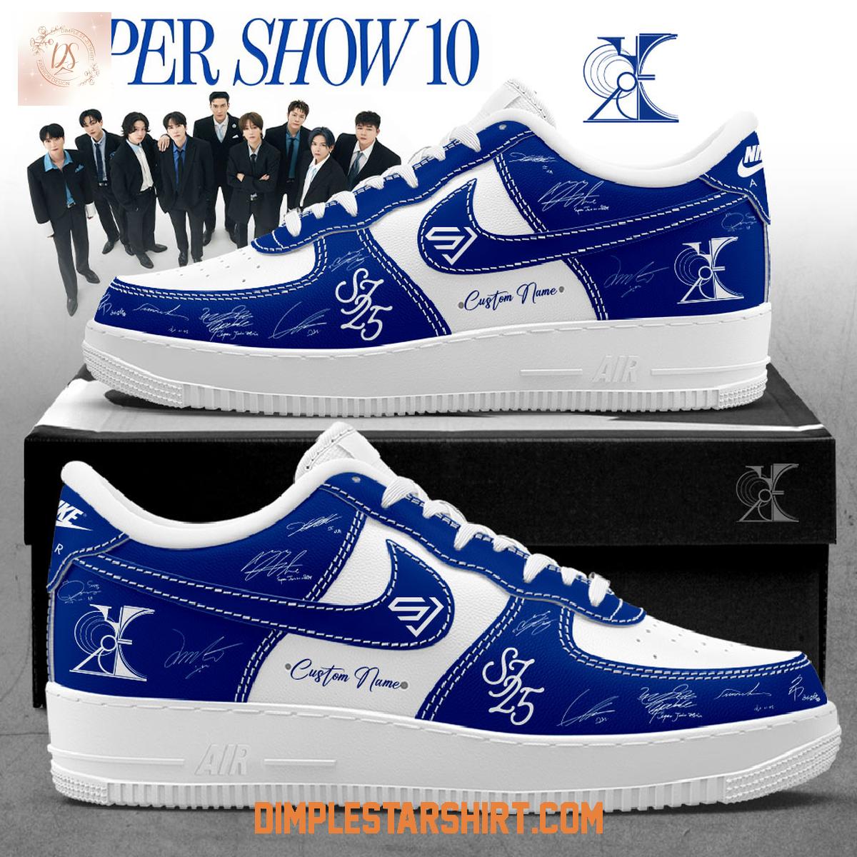 Super Junior Super Show 10 Air Force 1 Shoes Super Junior Super Show 10 Air Force 1 Shoes