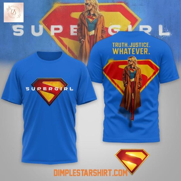 Supergirl Truth Justice Whatever Hoodie Shirt