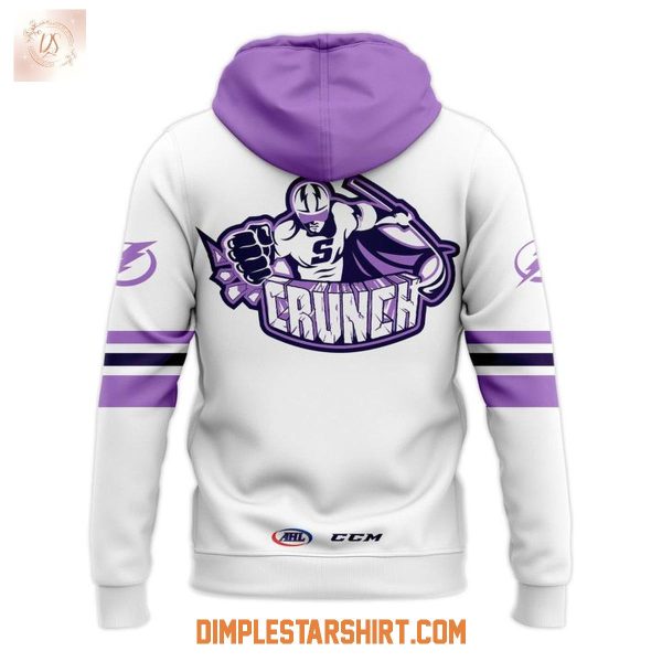 Syracuse Crunch Hockey Fights Cancer 2025 Hoodie Shirt