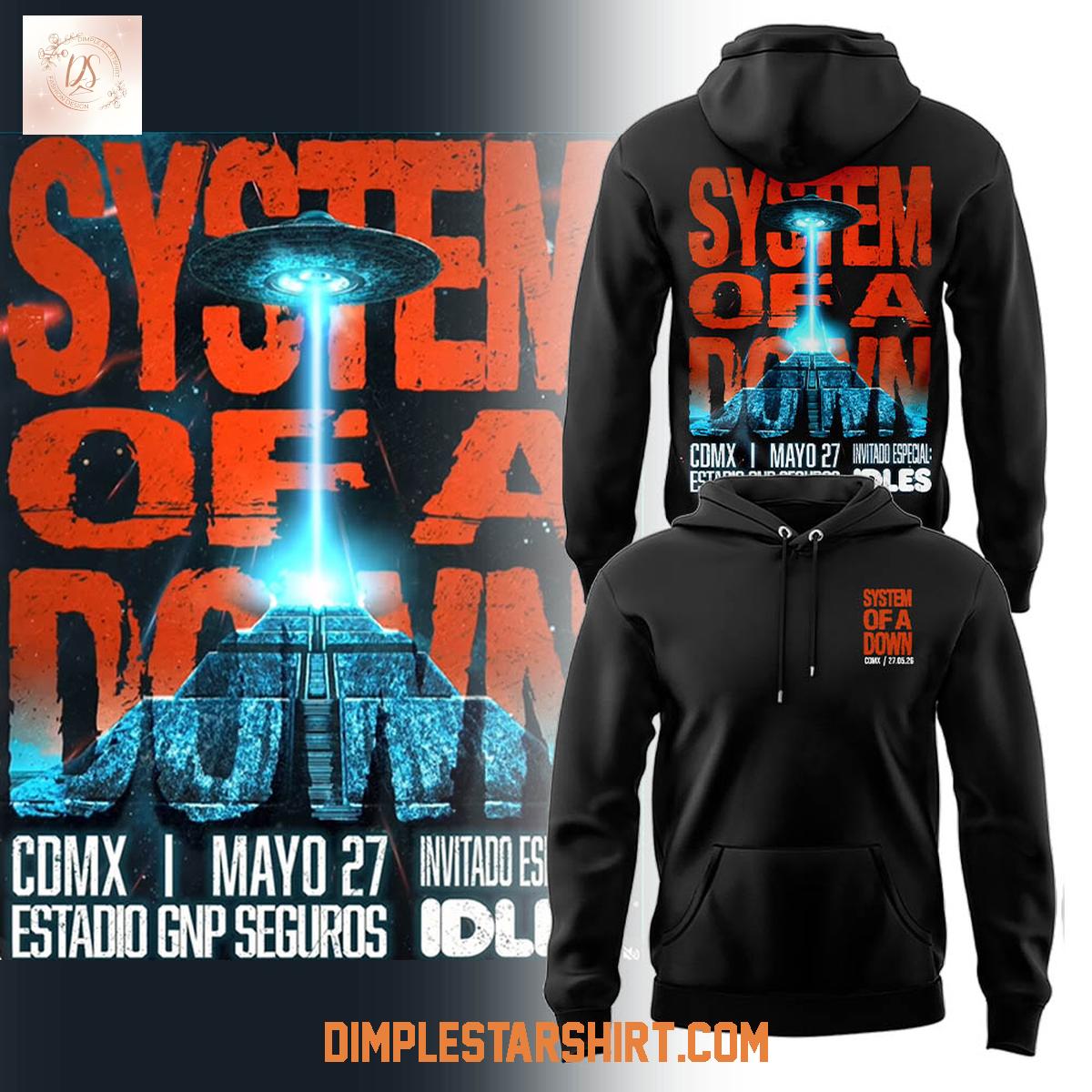 System Of A Down x CDMX Hoodie Shirt System Of A Down x CDMX Hoodie Shirt