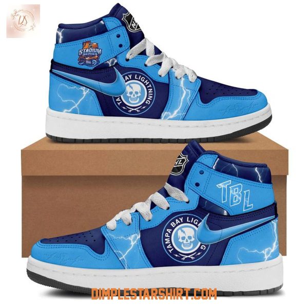 Tampa Bay Lightning Stadium Series 2026 Air Jordan 1 Shoes