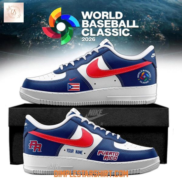 Team Puerto Rico 2026 World Baseball Classic Air Force 1 Shoes