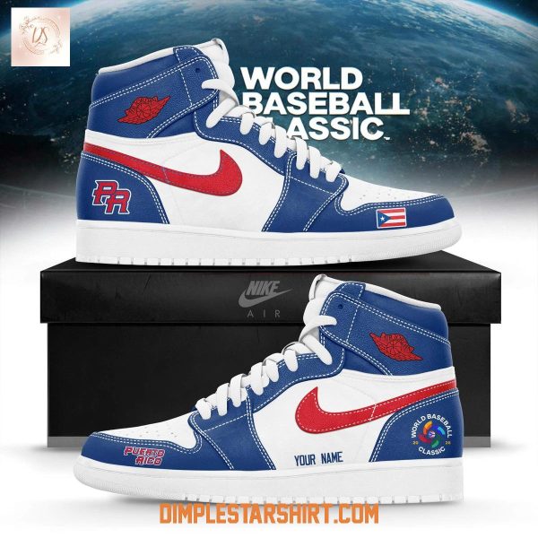 Team Puerto Rico 2026 World Baseball Classic Air Jordan 1 Shoes
