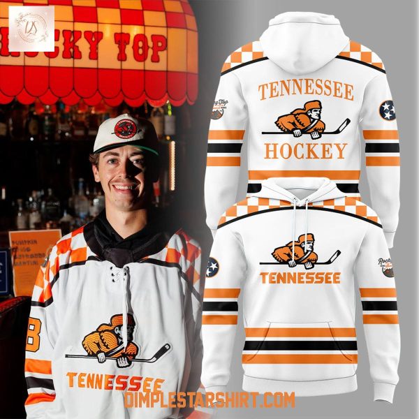 Tennessee Ice Hockey Chuck-A-Puck Uniform Hoodie Shirt