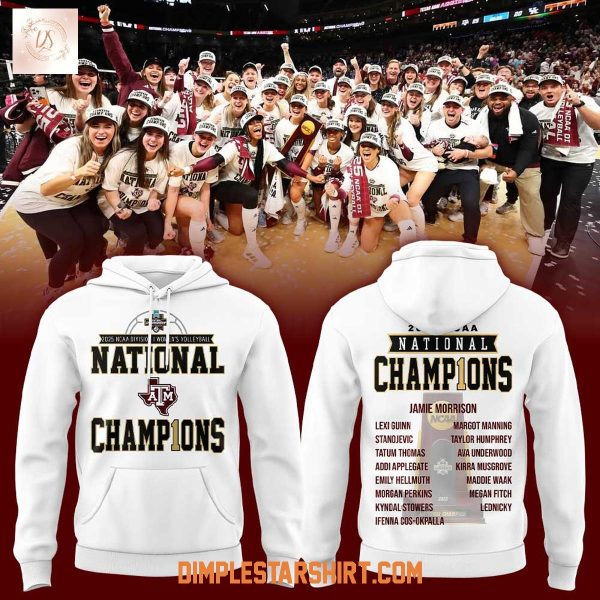 Texas A&M Aggies 2025 NCAA Womens Volleyball Champions Hoodie T Shirt