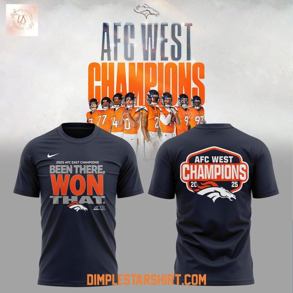The Broncos Won AFC West Champion Hoodie T Shirt