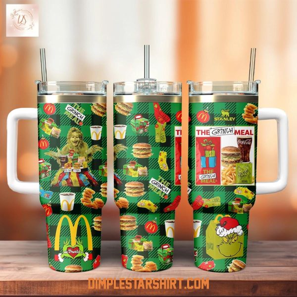 The Grinch x Mcdonald’s Grinch Meal Green Tumbler 40oz