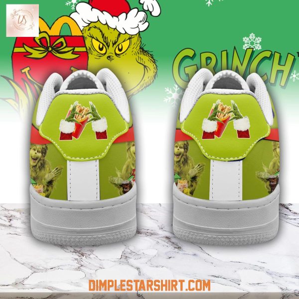 The Grinch x Mcdonalds Happy Meal Air Force 1 Shoes