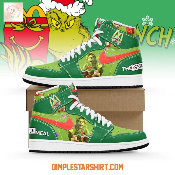 The Grinch x Mcdonald’s Happy Meal Air Jordan 1 Shoes