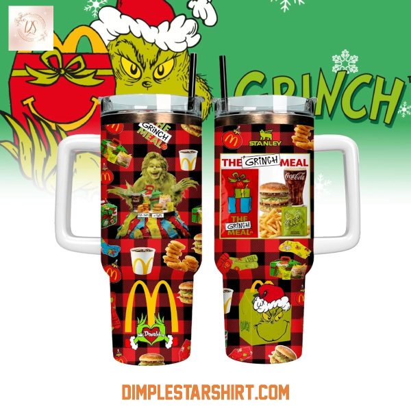 The Grinch x Mcdonalds Happy Meal Tumbler 40oz