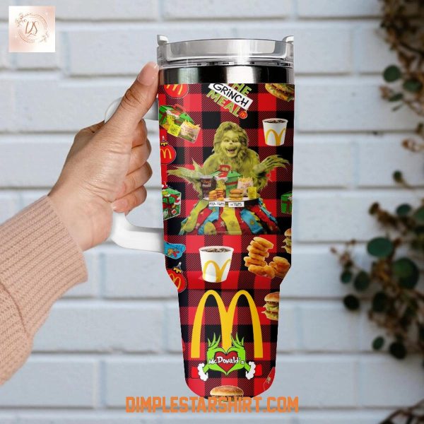 The Grinch x Mcdonalds Happy Meal Tumbler 40oz