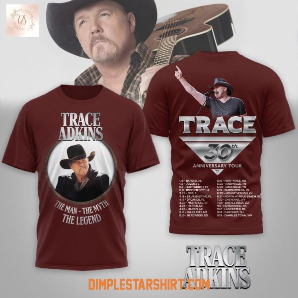Trace Adkins 30th Anniversary Tour Shirt