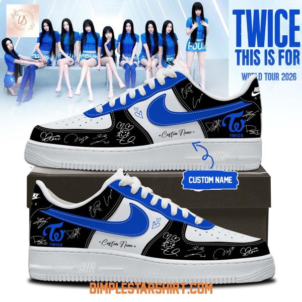 Twice This Is For World Tour 2026 Signature Air Force 1 Shoes