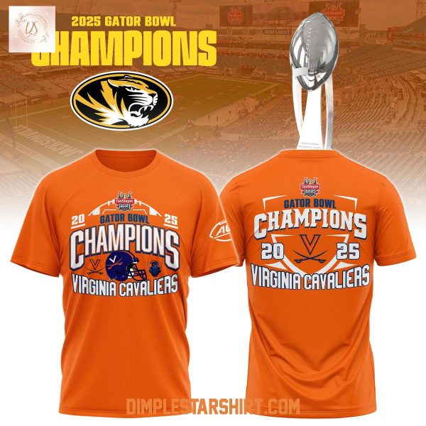 Virginia Cavaliers Gator Bowl Champions 2025 Hoodie T Shirt