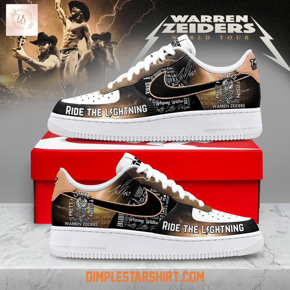 Warren Zeiders Ride The Lightning Air Force 1 Shoes Warren Zeiders Ride The Lightning Air Force 1 Shoes